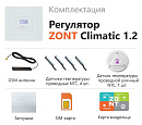 ZONT Climatic 1.2 Погодозависимый автоматический GSM / Wi-Fi регулятор (1 ГВС + 2 прямых/смесительных) с доставкой в Орск